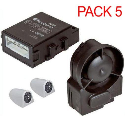 PACK 5 : Alarme voiture 4615 CAN BUS + anti-choc + GPS