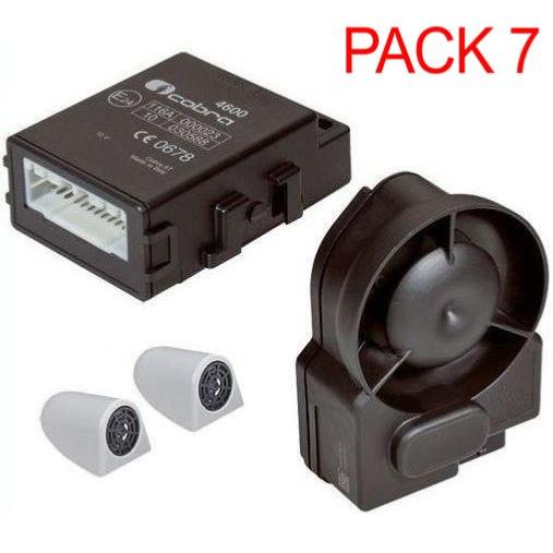 Pack 7 Alarme 4615 Cobra GPS avec anti-choc et soulèvement